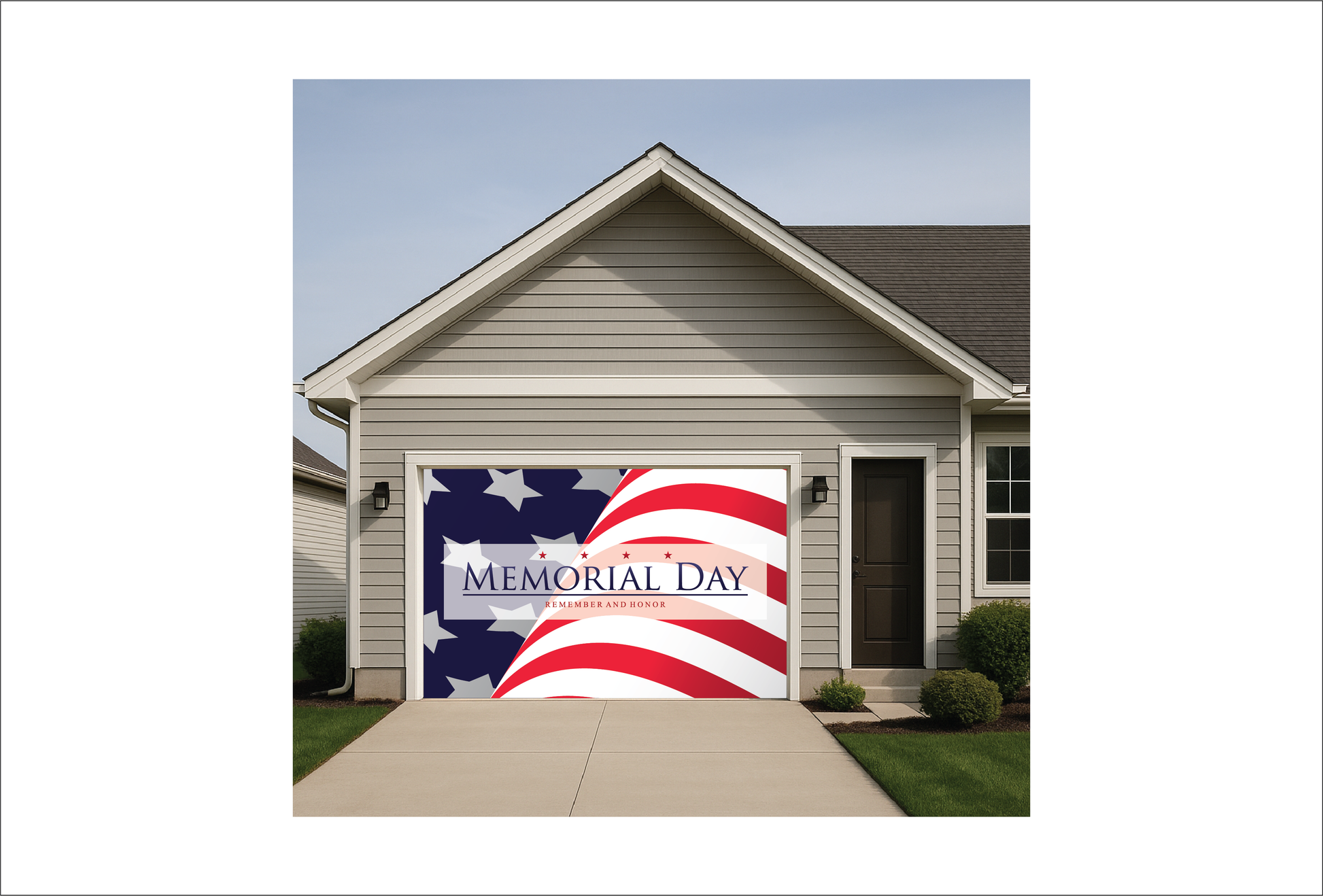 Happy Memorial Day Stars And Stripes