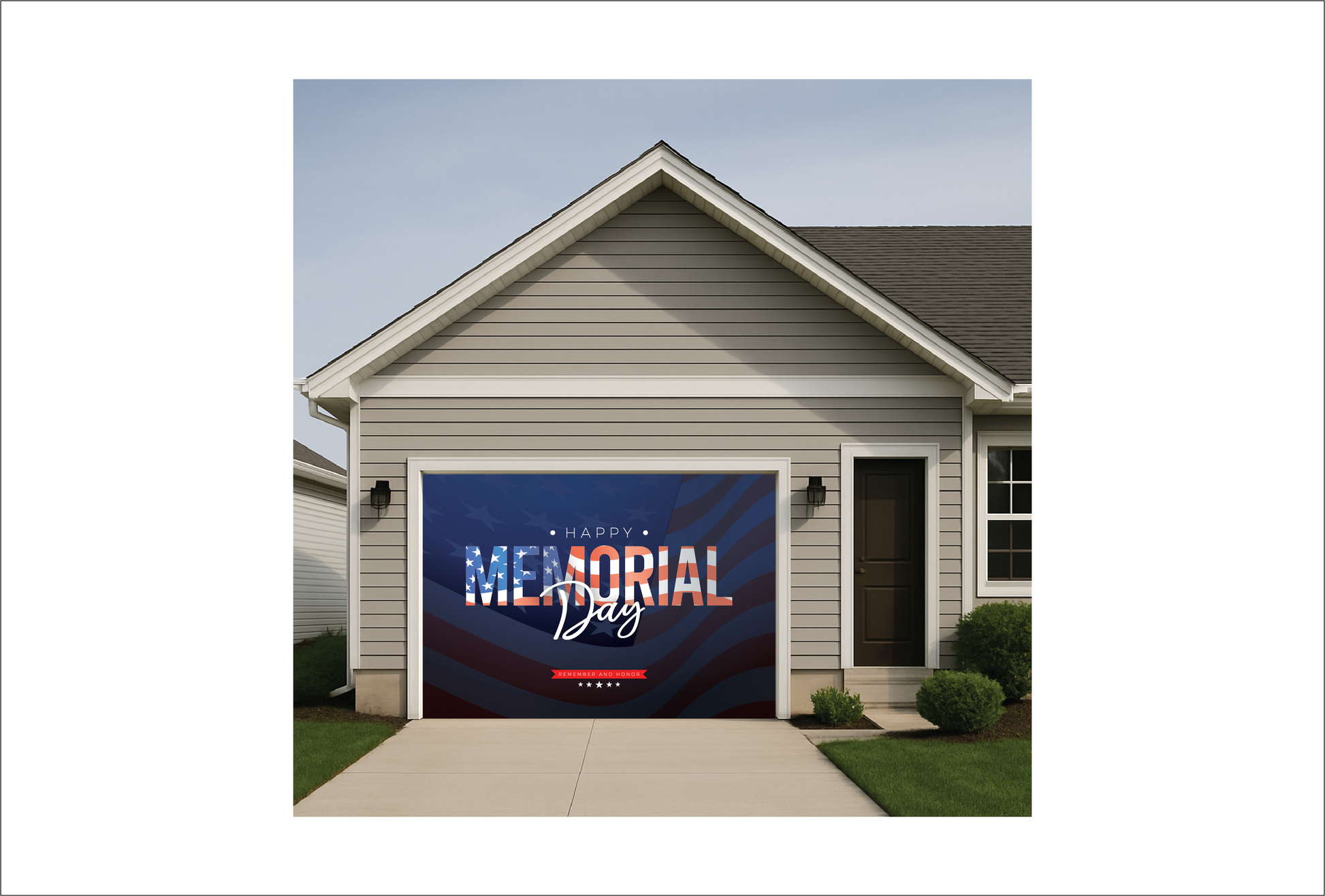 Happy Memorial Day Flag