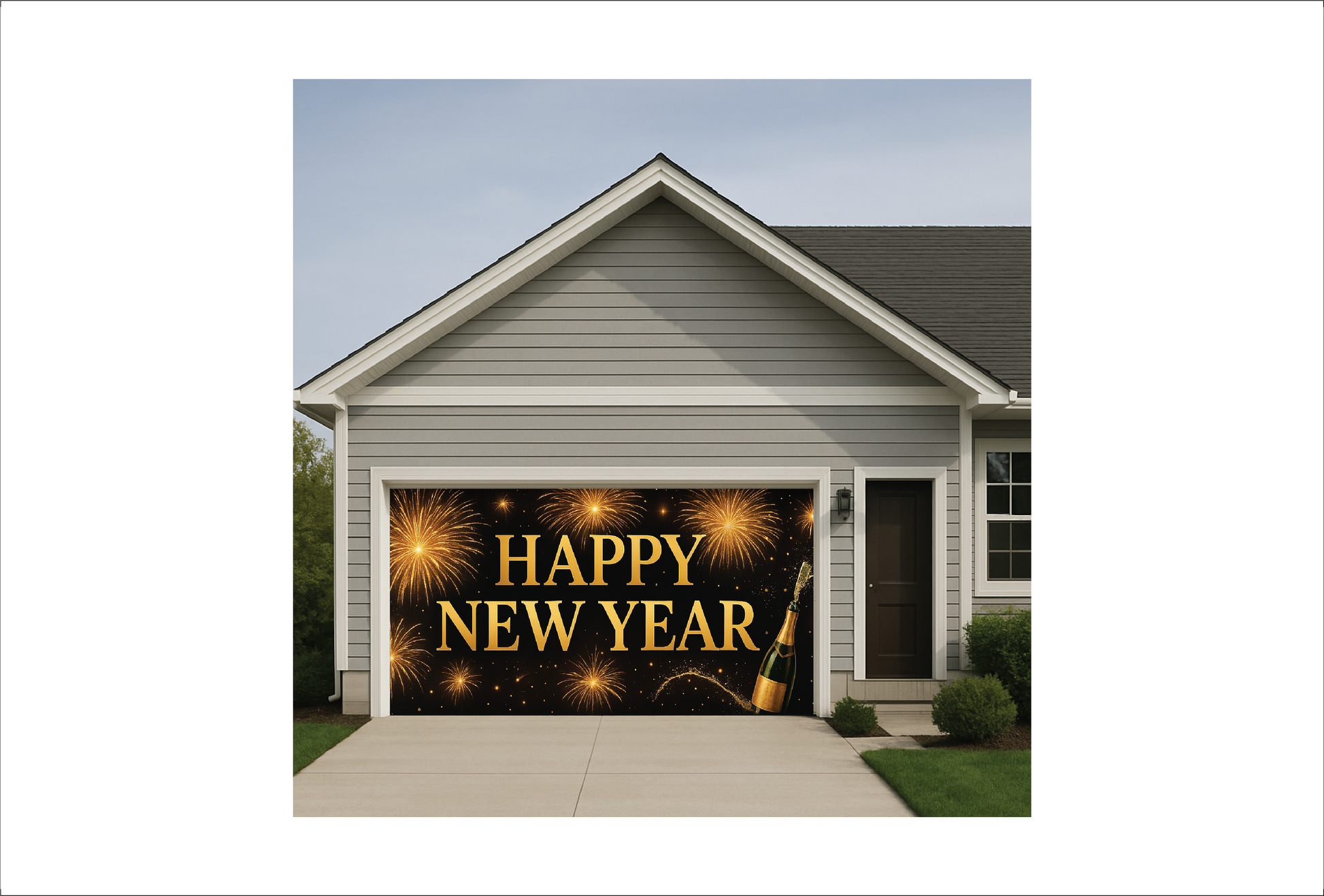 Happy New Years Champaign Bottle