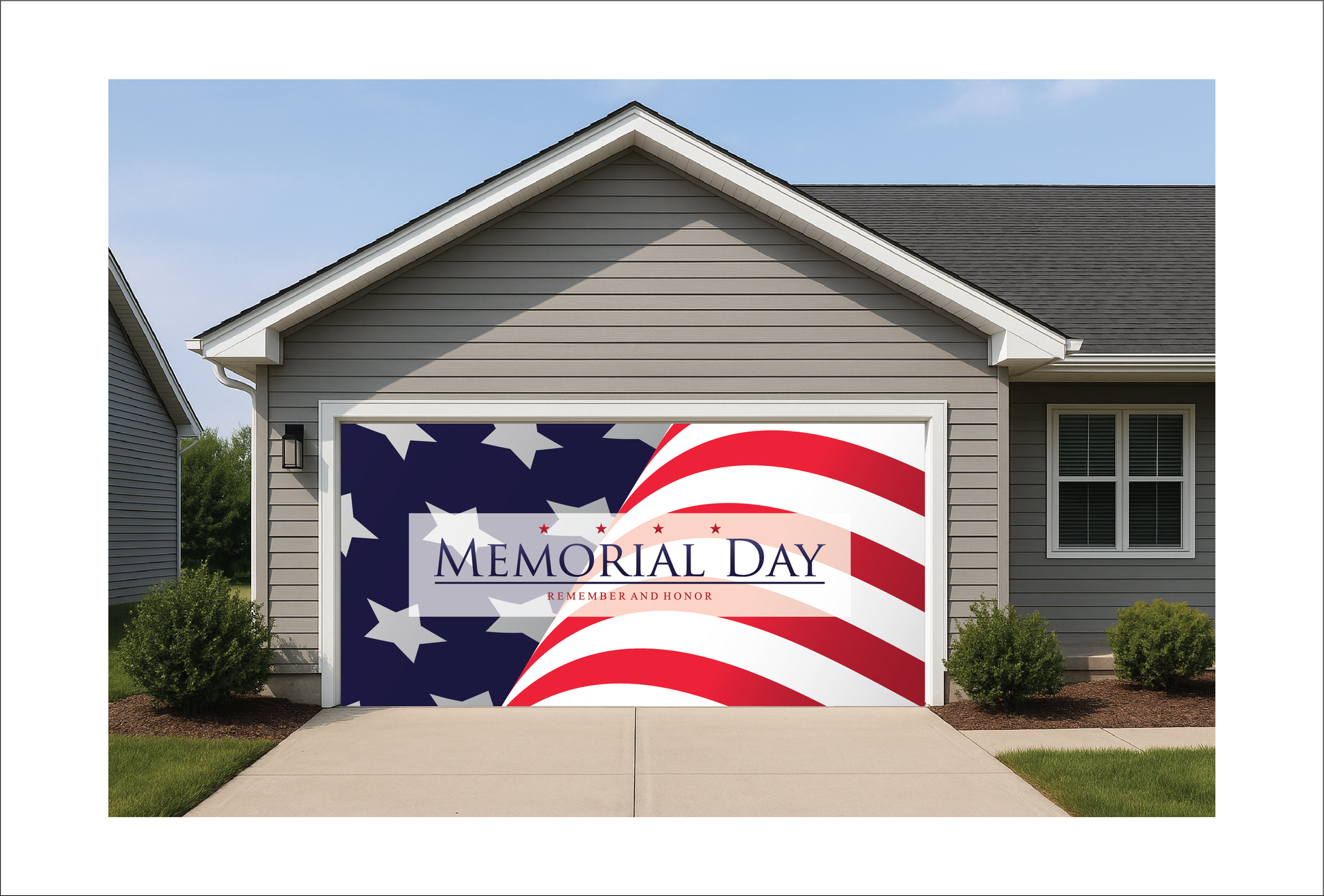 Happy Memorial Day Stars And Stripes