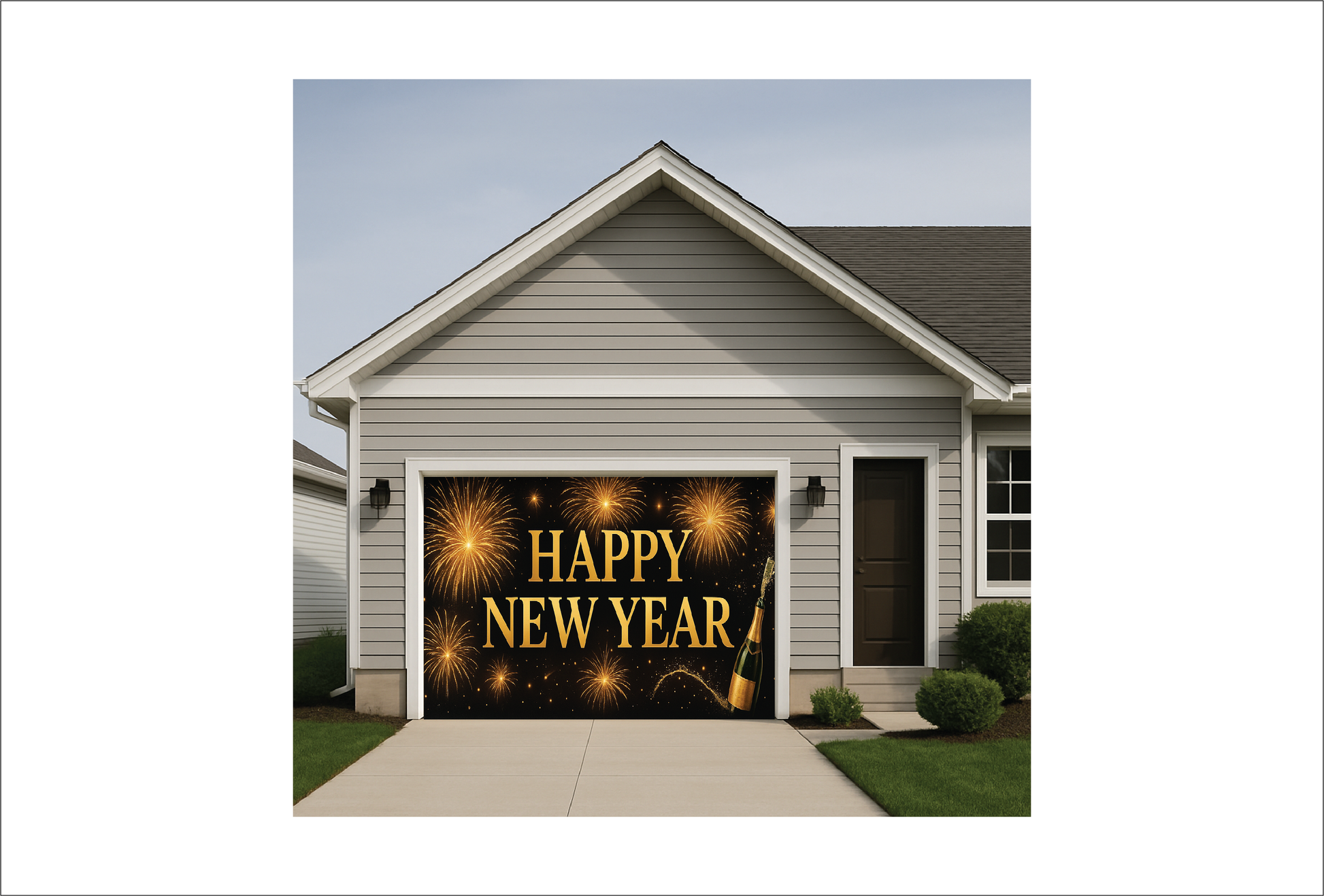 Happy New Years Champaign Bottle