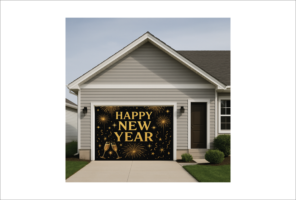 Happy New Years Champaign Glass