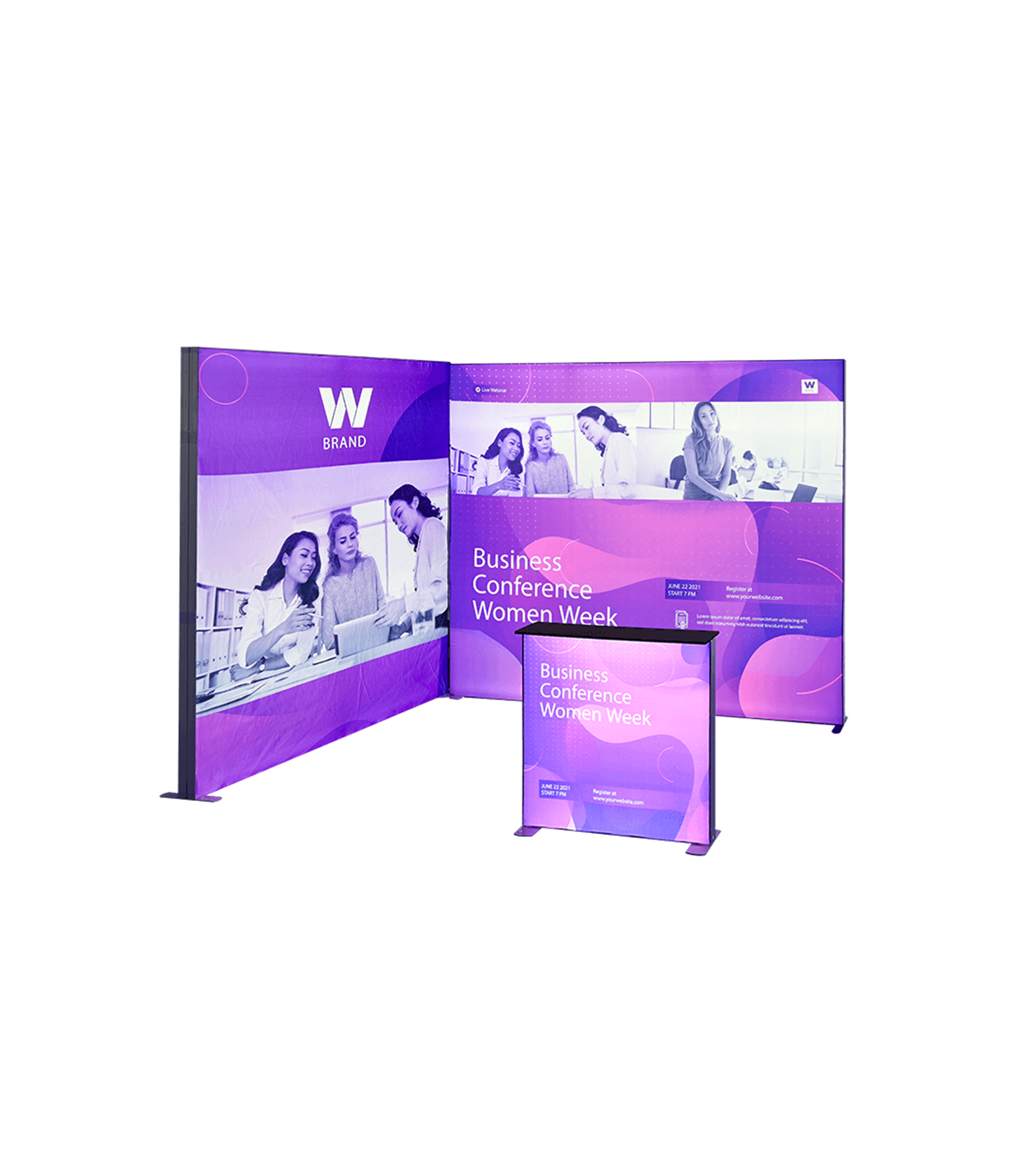 16 Ft Fabric Light Box Packages.